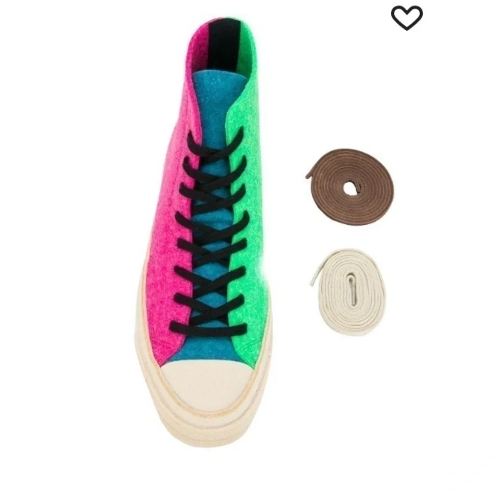 Converse x JW Anderson Chuck 70 Hi Felt Women’s Sz 6 Streetwear Unique Punk Y2K - Picture 3 of 16